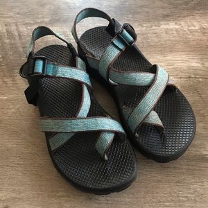 Women’s Chaco Sandals - Size 7 - Aqua/Black
